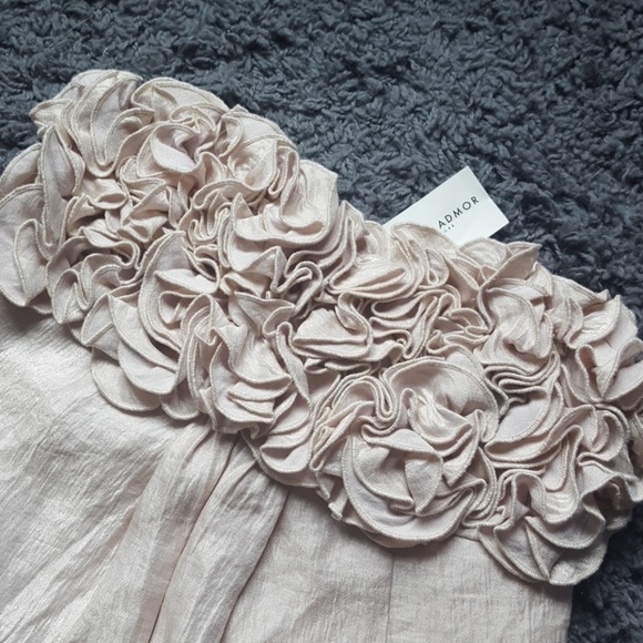 ALEXIA ADMORE ROSETTE EMPIRE WAIST STRAPLESS DRESS - Picture 3 of 9